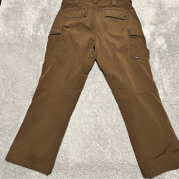 5.11 Tactical Pants Mens 36 x30 Brown Cargo Workwear Ripstop Utility 74369 - Picture 3 of 11